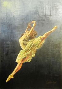 Danseuse dorée - 42x30